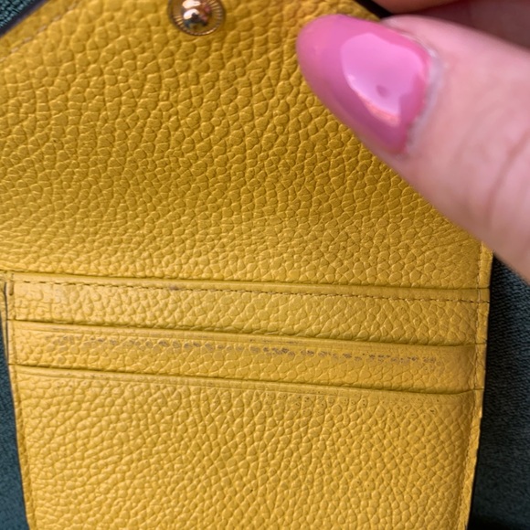 Michael Kors Yellow Envelope Wallet - Picture 6 of 8